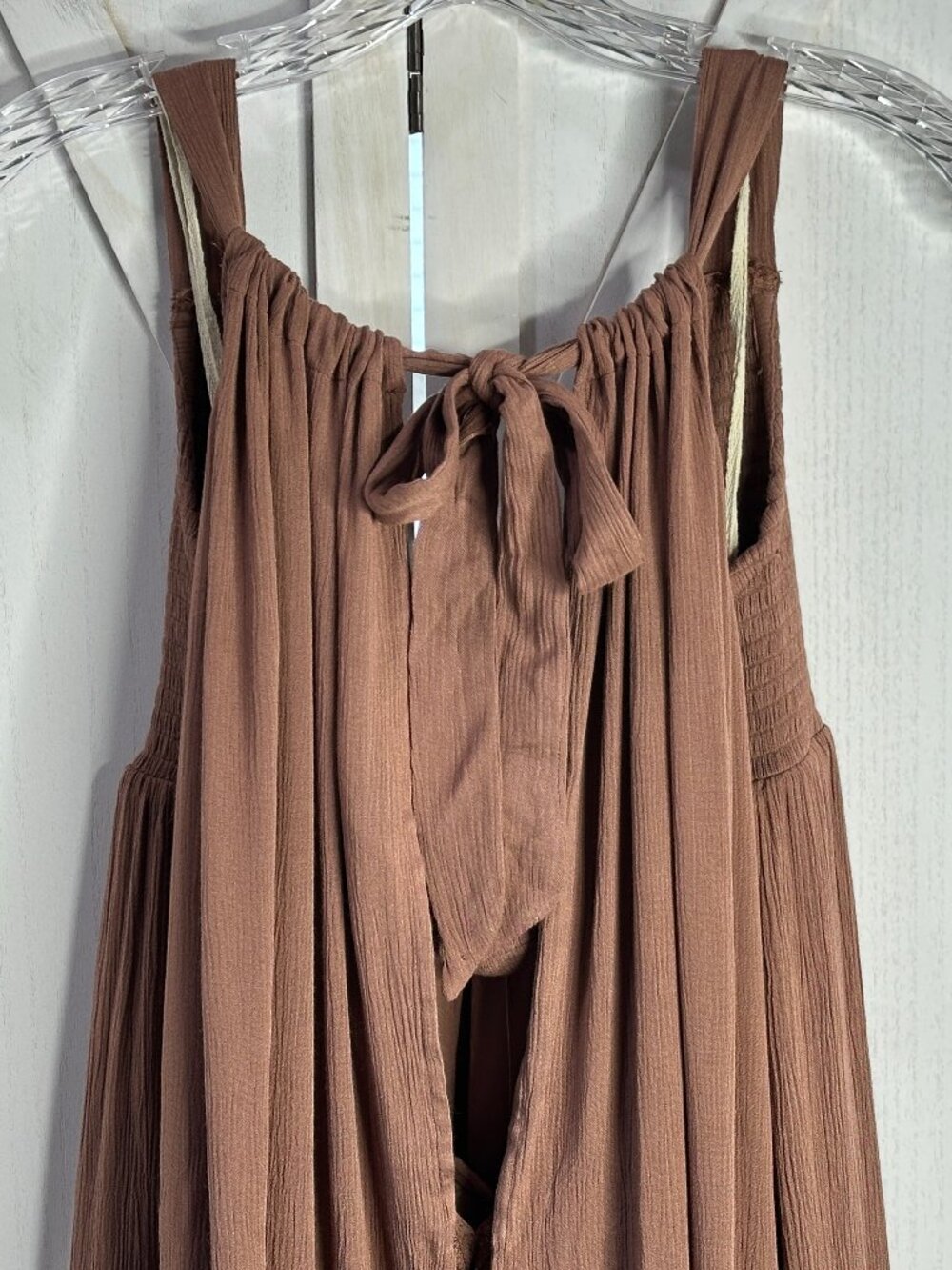 Free People Brown Maxi Dress with Side Slit - Picture 9 of 13